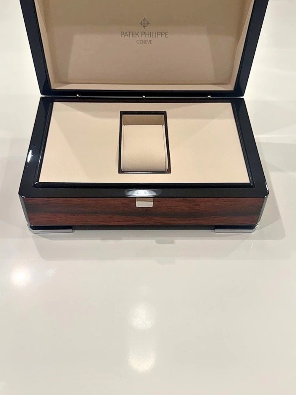 Patek Philippe Wooden Watch Presentation Box Brown & Black